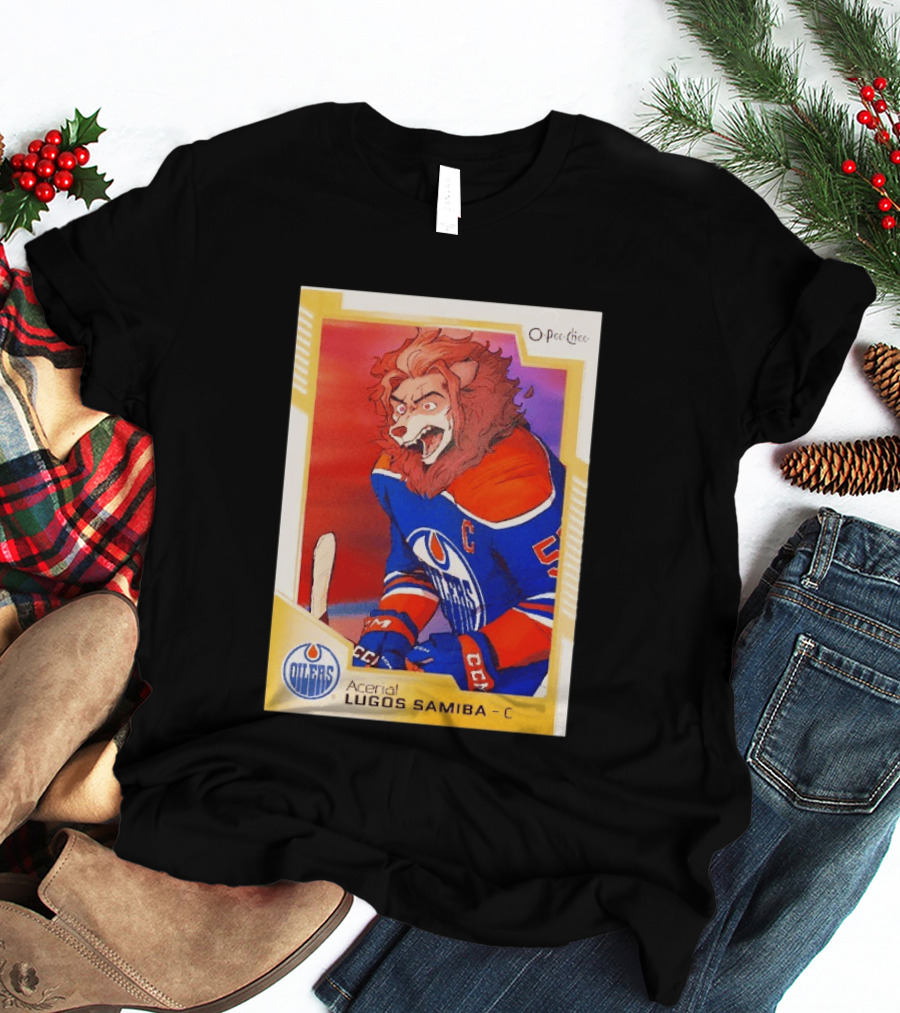 O Pee Chee Aceria Lugos Samiba C Edmonton Oilers T-Shirt