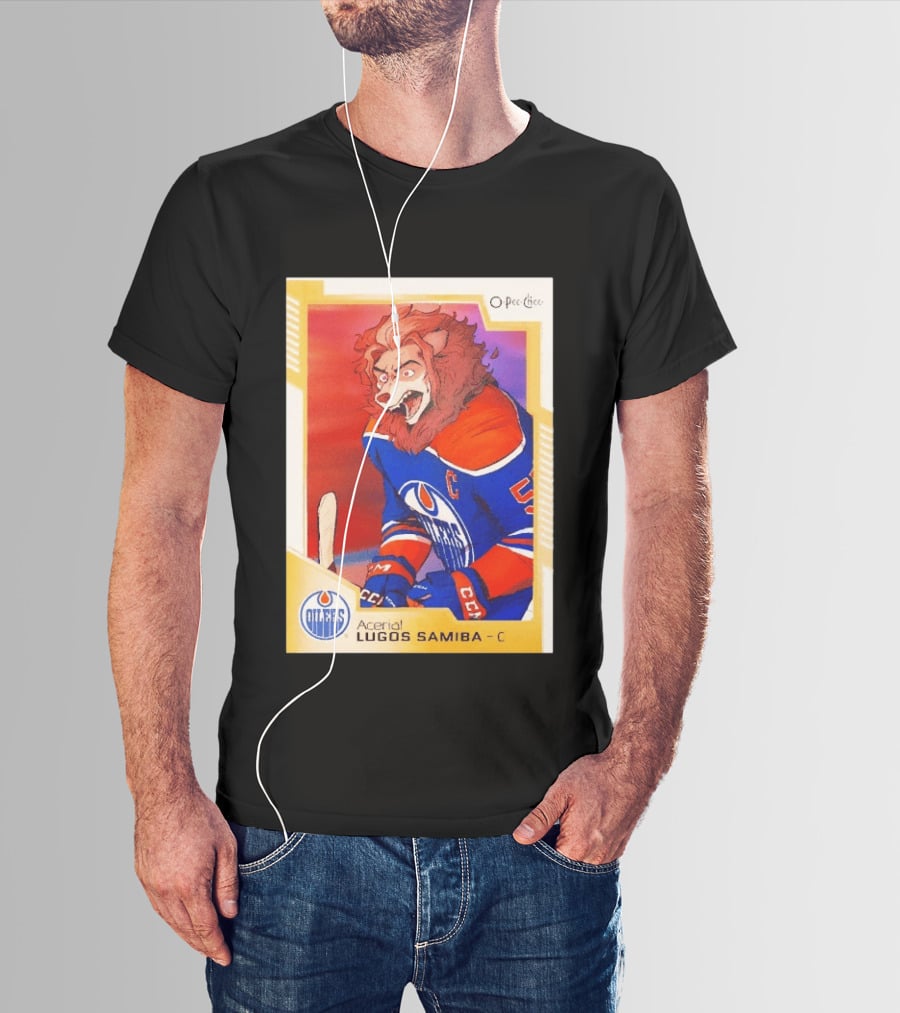 O Pee Chee Aceria Lugos Samiba C Edmonton Oilers T-Shirt