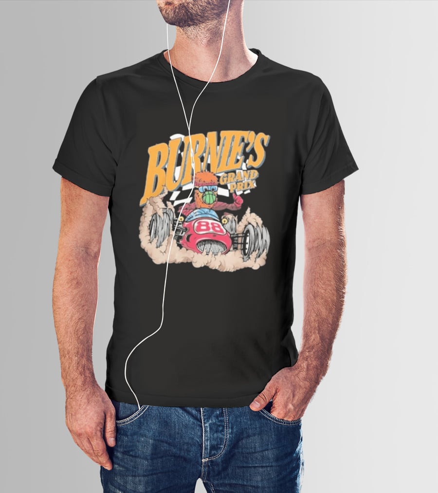 Burnie's Grand Prix Racing Miami Heat Court Culture 88 T-Shirt