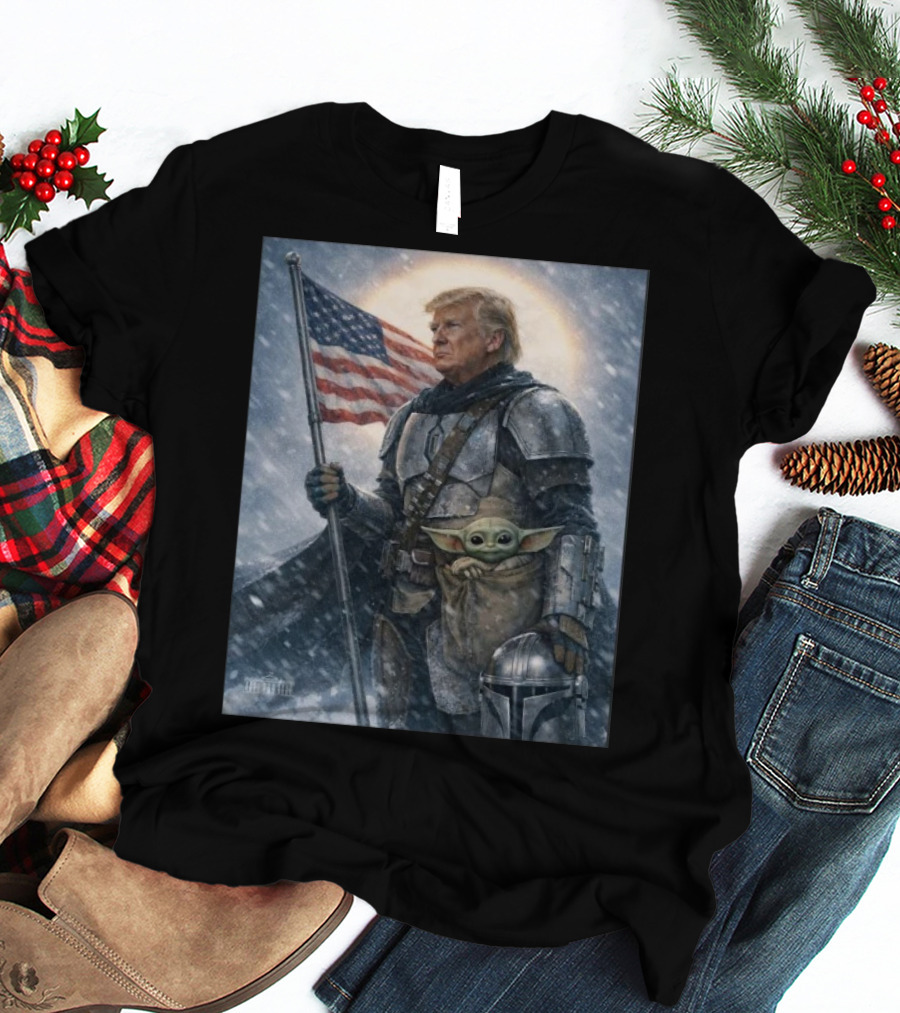 Happy Star Wars Day 2026 Donald Trump Grogu May The 4th Be With You The Mandalorian Star Wars Grogu T-Shirt
