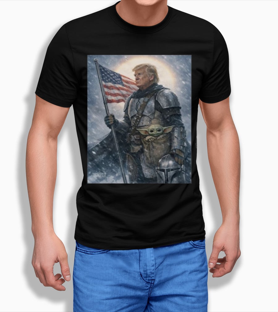 Happy Star Wars Day 2026 Donald Trump Grogu May The 4th Be With You The Mandalorian Star Wars Grogu T-Shirt
