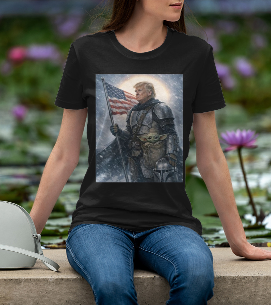Happy Star Wars Day 2026 Donald Trump Grogu May The 4th Be With You The Mandalorian Star Wars Grogu T-Shirt