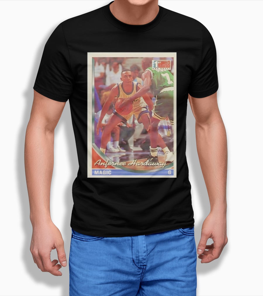 Anfernee Hardaway Magic G First Round NBA Draft 1993 Basketball Card T-Shirt
