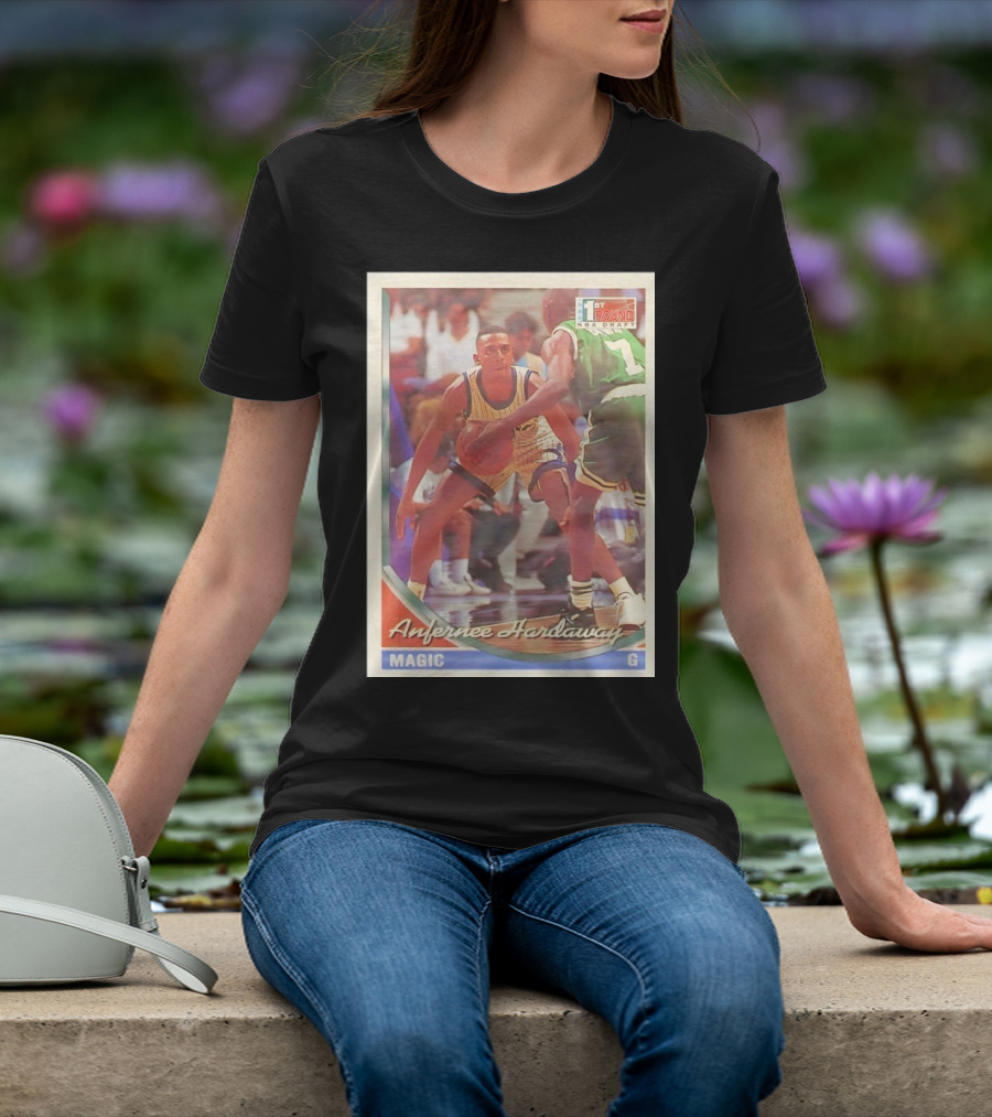 Anfernee Hardaway Magic G First Round NBA Draft 1993 Basketball Card T-Shirt