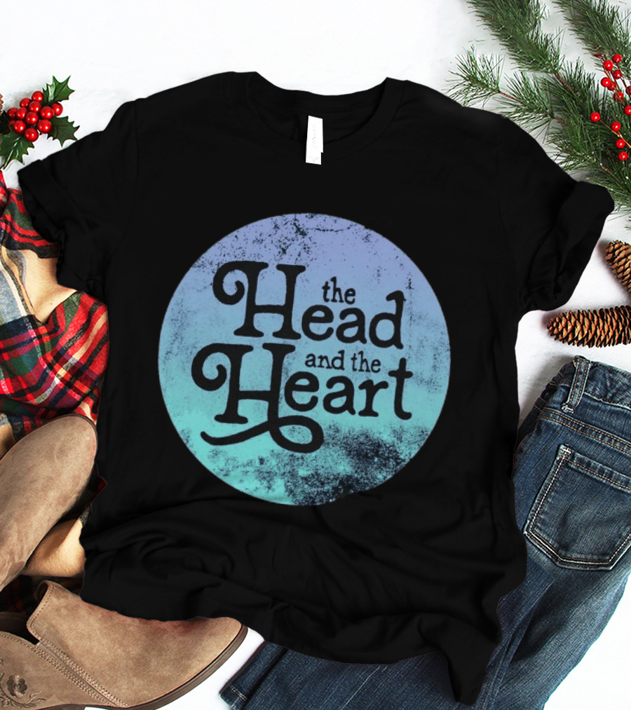 The Head And The Heart Periwinkle Gradient T-Shirt