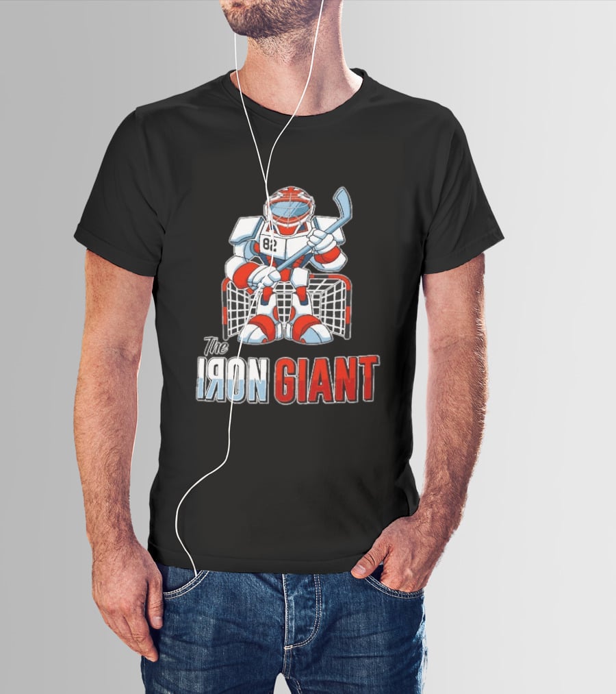 The Iron Giant Hockey Goalie Robot 82 T-Shirt