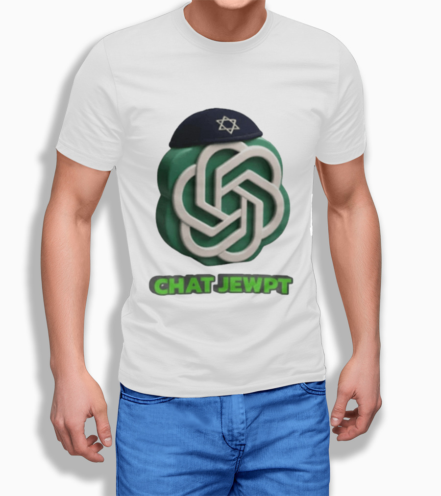 Chat JewPT Symbol With Star On Cap T-Shirt