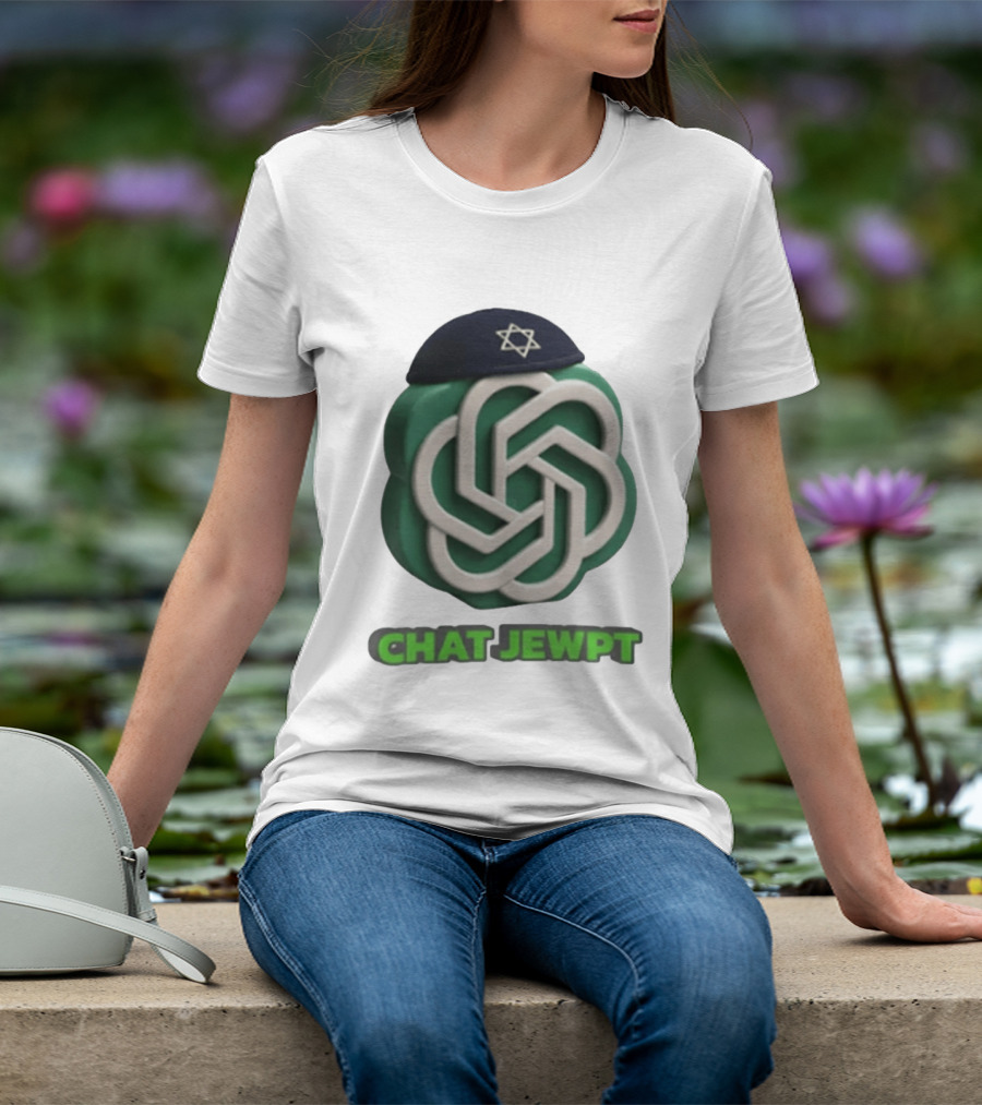 Chat JewPT Symbol With Star On Cap T-Shirt
