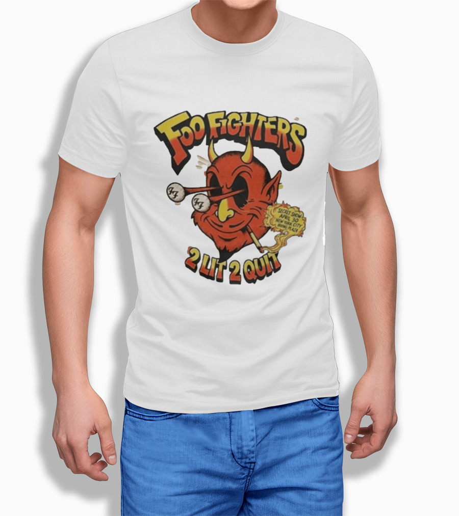 Foo Fighters 2 Lit 2 Quit Secret Show April 30 2026 Irving Plaza New York T-Shirt