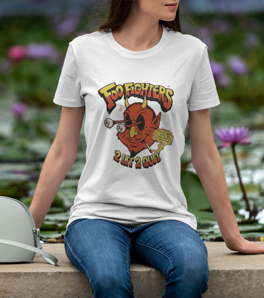 Foo Fighters 2 Lit 2 Quit Secret Show April 30 2026 Irving Plaza New York T-Shirt