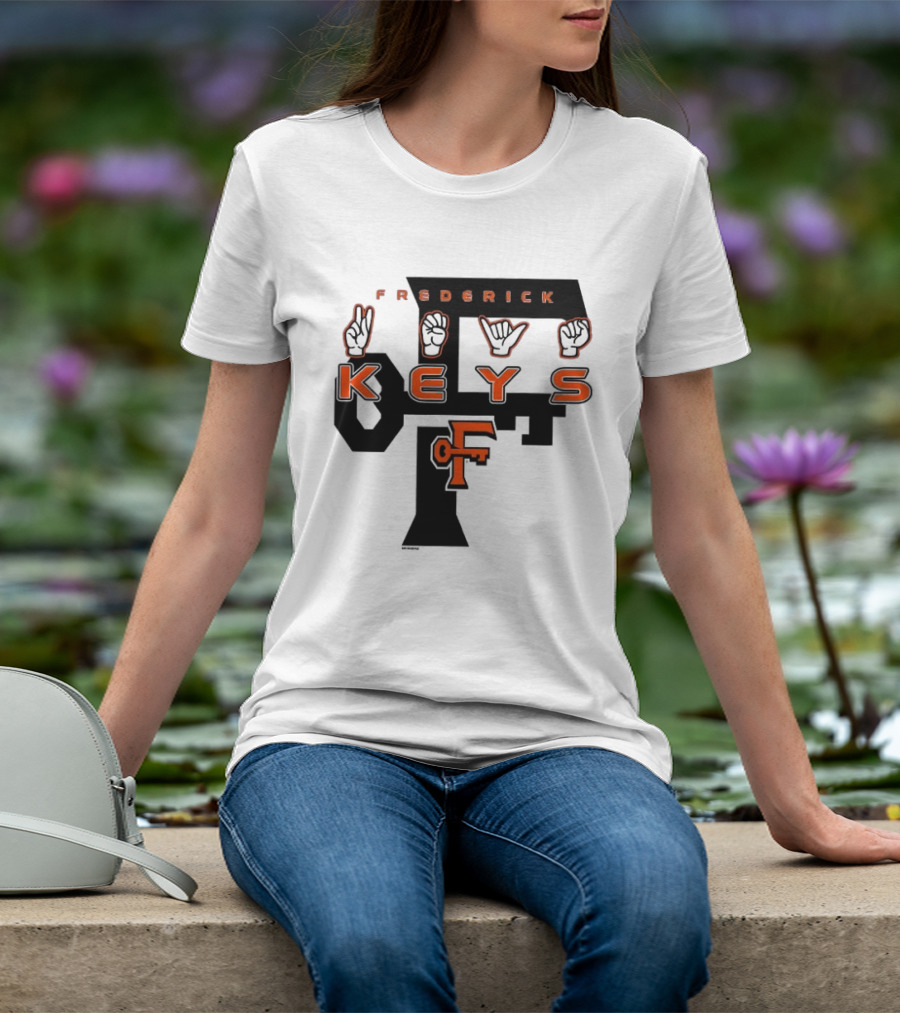 Frederick Keys Deaf Awareness 2026 Frederick Keys Logo Sign Language T-Shirt
