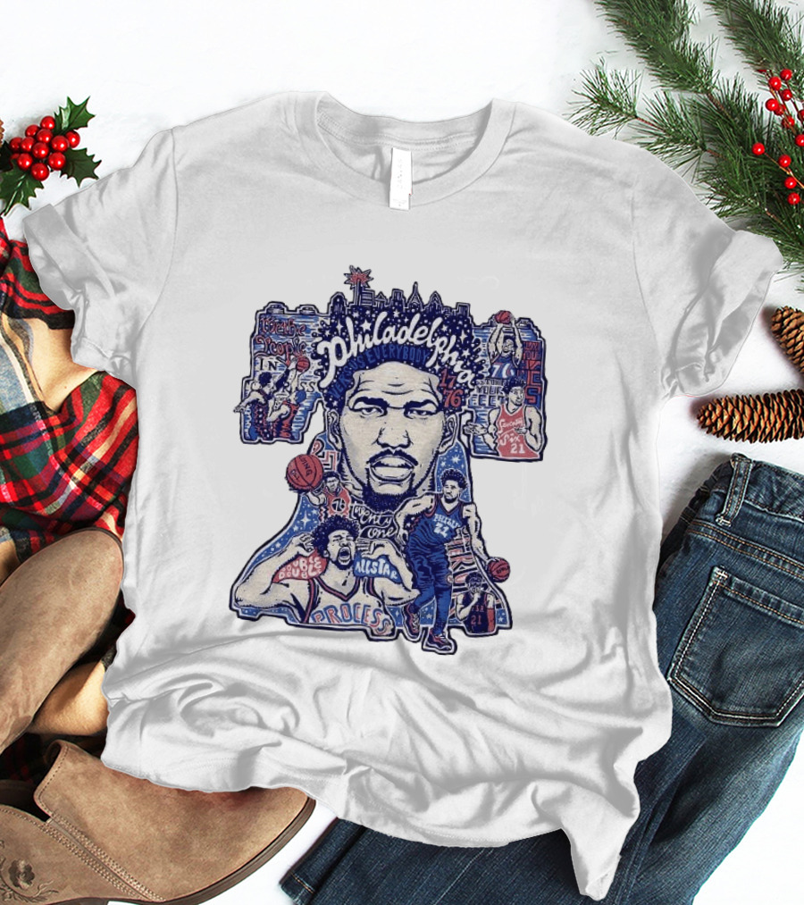 Joel Embiid Philadelphia Process Sixers All Star 21 Trust The Process T-Shirt