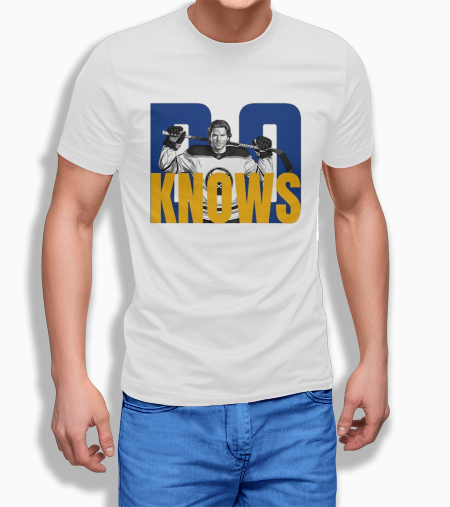 Bowen Byram Bo Knows Buffalo Sabres Hockey Jumper T-Shirt