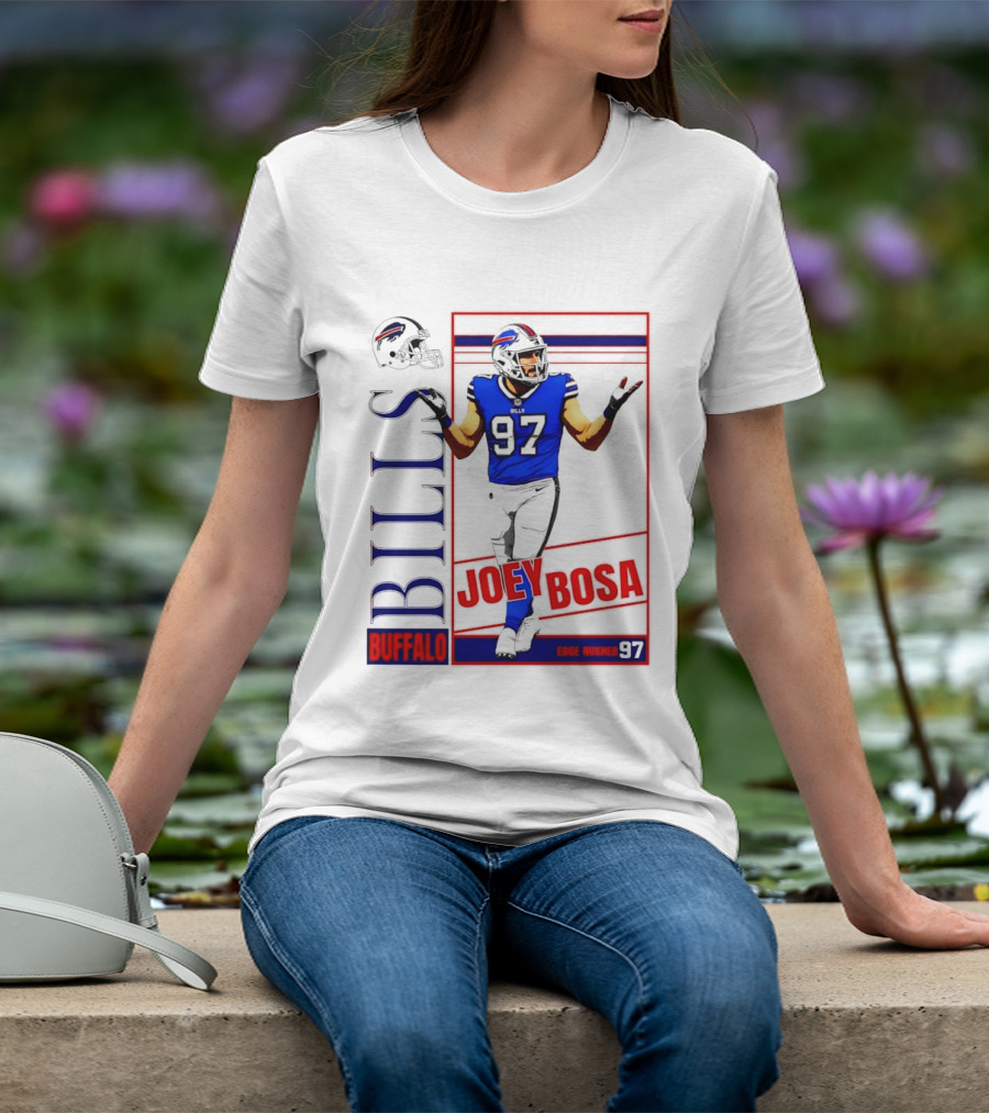 Joey Bosa Buffalo Bills Edge Rusher 97 NFL Football T-Shirt