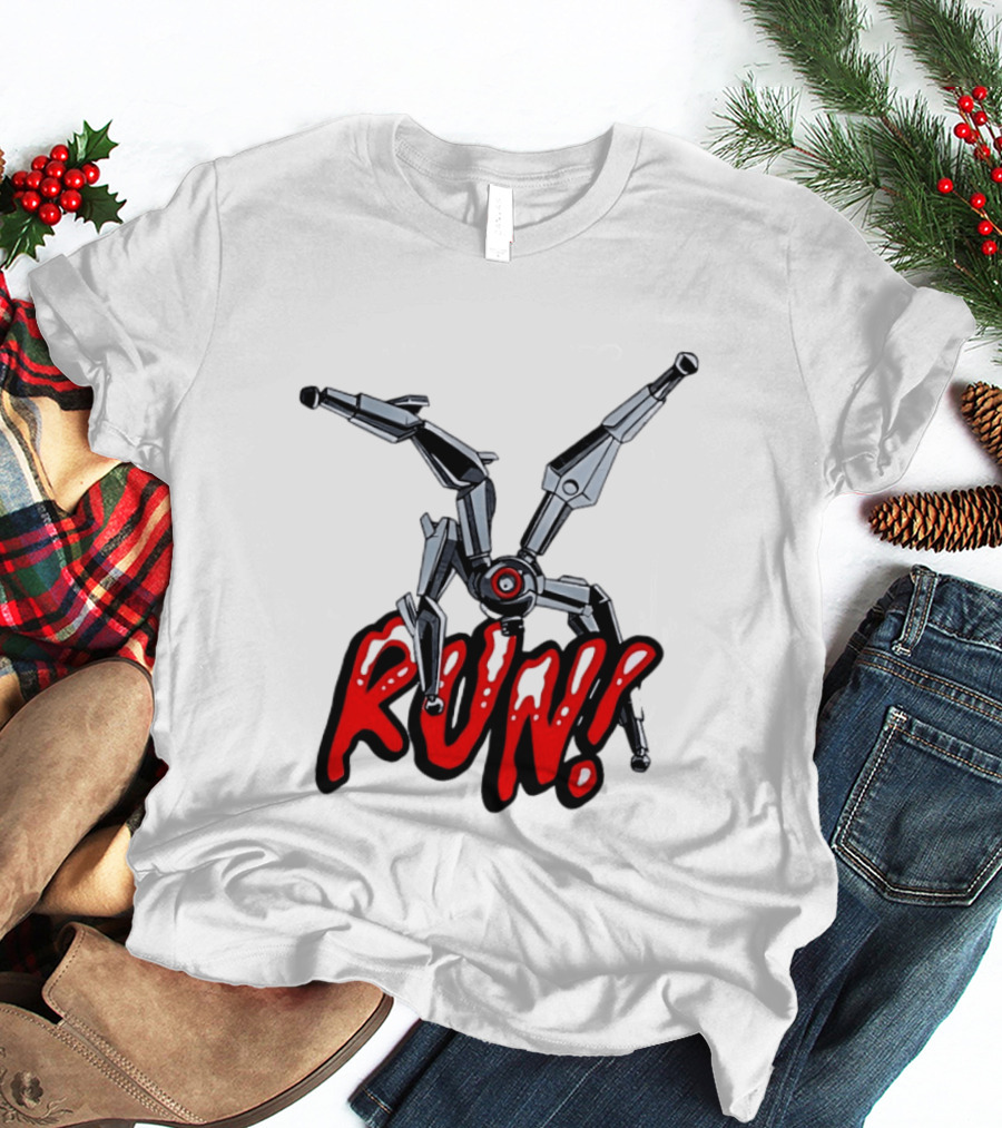 Robot Leaper ARC Raiders RUN Cyborg Invasion T-Shirt