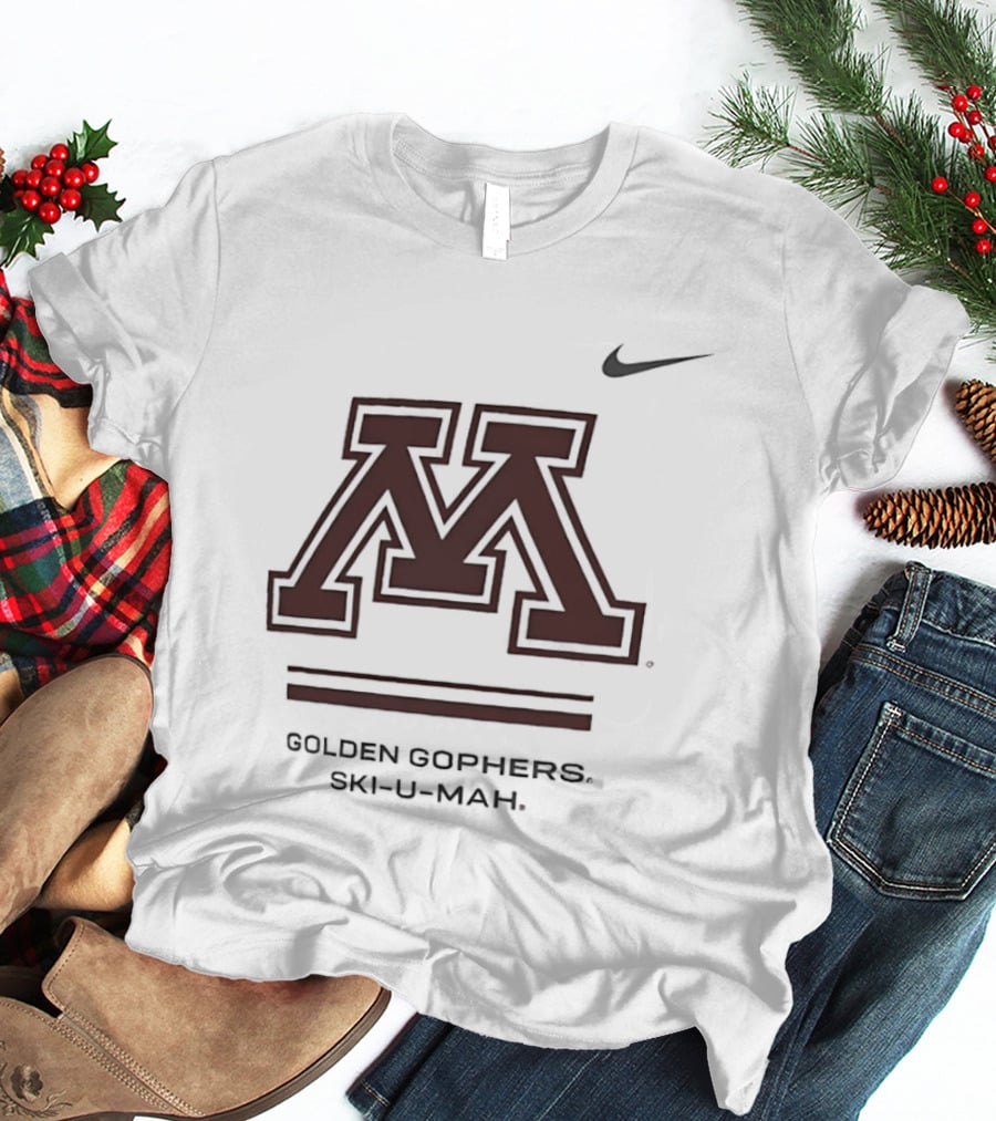 Minnesota Golden Gophers Ski U Mah Nike T-Shirt