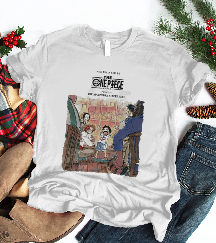 The One Piece Adventure Starts Here East Blue Remake By WIT Studio On Netflix February 2027 T-Shirt