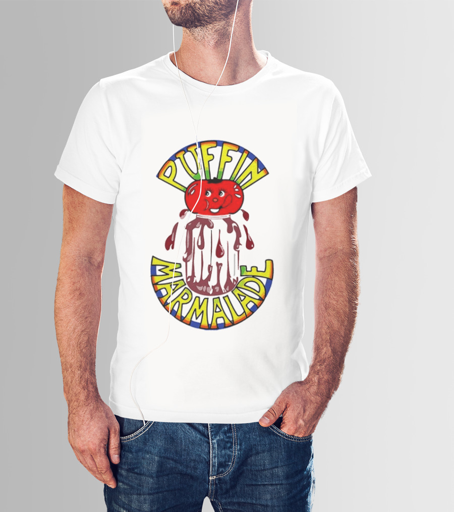 Puffin Marmelade Tomato Jam Zwei Asse Trumpfen Auf T-Shirt