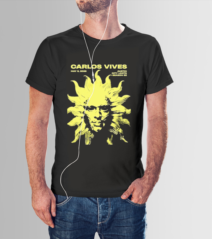 Carlos Vives May 6 2023 Austin City Limits Music Festival Austin TX Season 52 T-Shirt