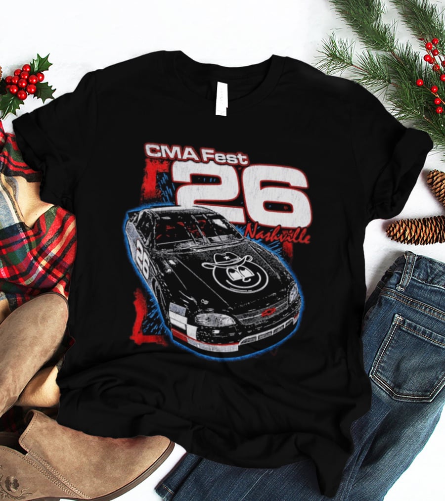 CMA Fest 26 Race Car Nashville 2026 T-Shirt