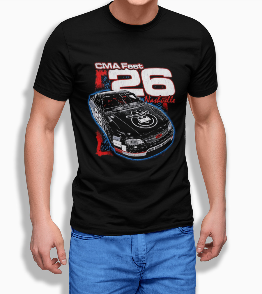 CMA Fest 26 Race Car Nashville 2026 T-Shirt