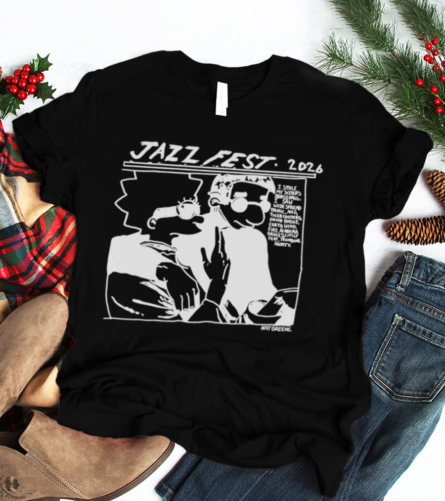 Jazz Fest 2026 I Stole My Sister's Brassimos Saw Widespread Panic T-Shirt