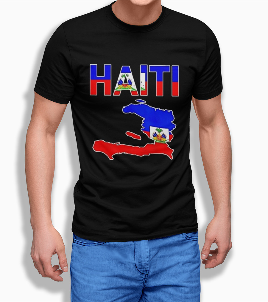 Haiti Flag Day 2026 Map Flag Haitian Pride Celebration T-Shirt
