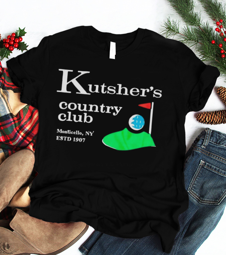 Kutsher's Country Club Monticello NY Established 1907 Retro Golf T-Shirt