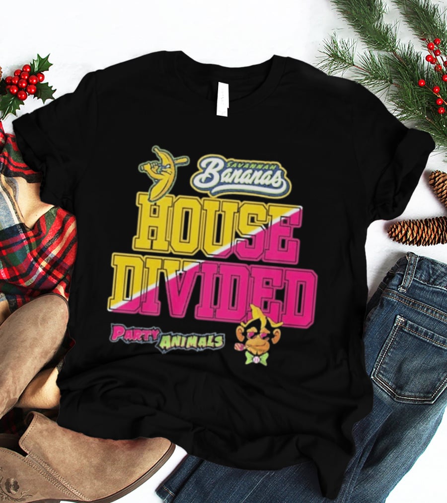 Savannah Bananas House Divided Party Animals T-Shirt