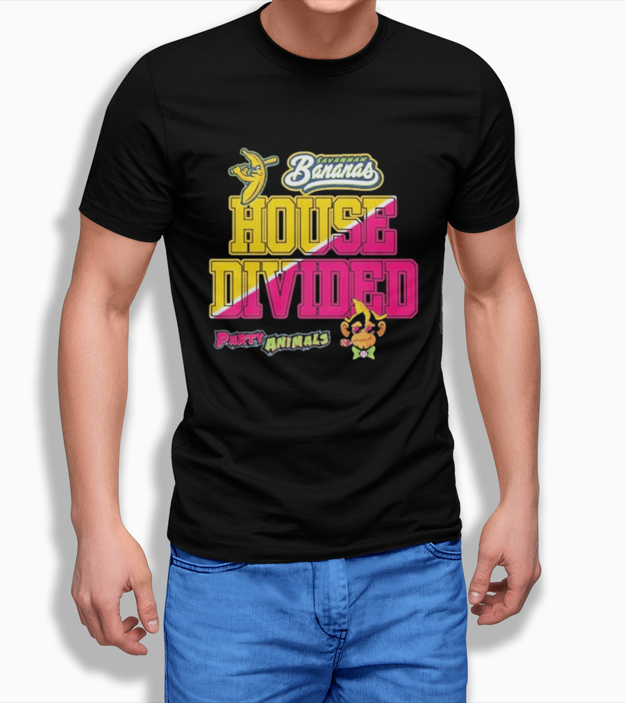 Savannah Bananas House Divided Party Animals T-Shirt