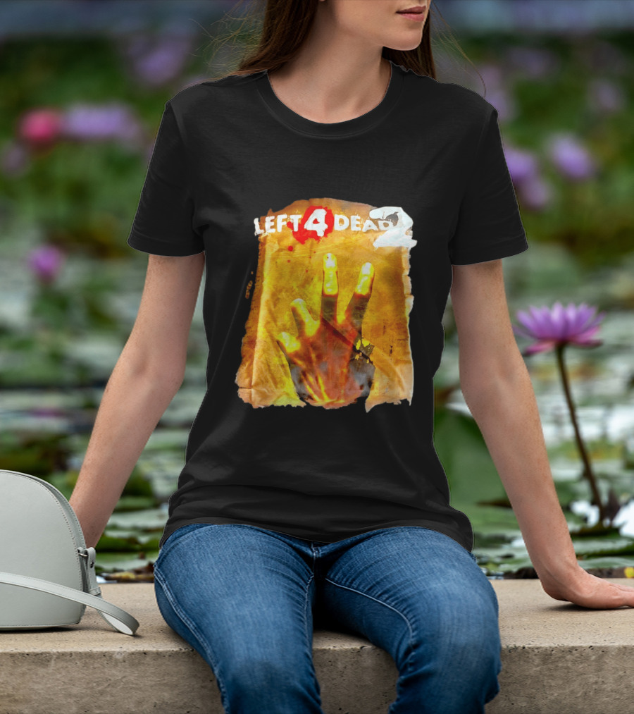 Left 4 Dead 2 Zombie Hand Iconic Horror Game T-Shirt