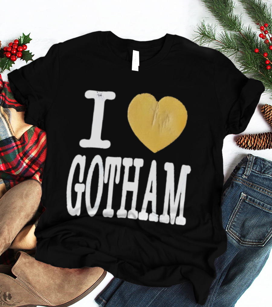 I Heart Gotham Golden Love T-Shirt