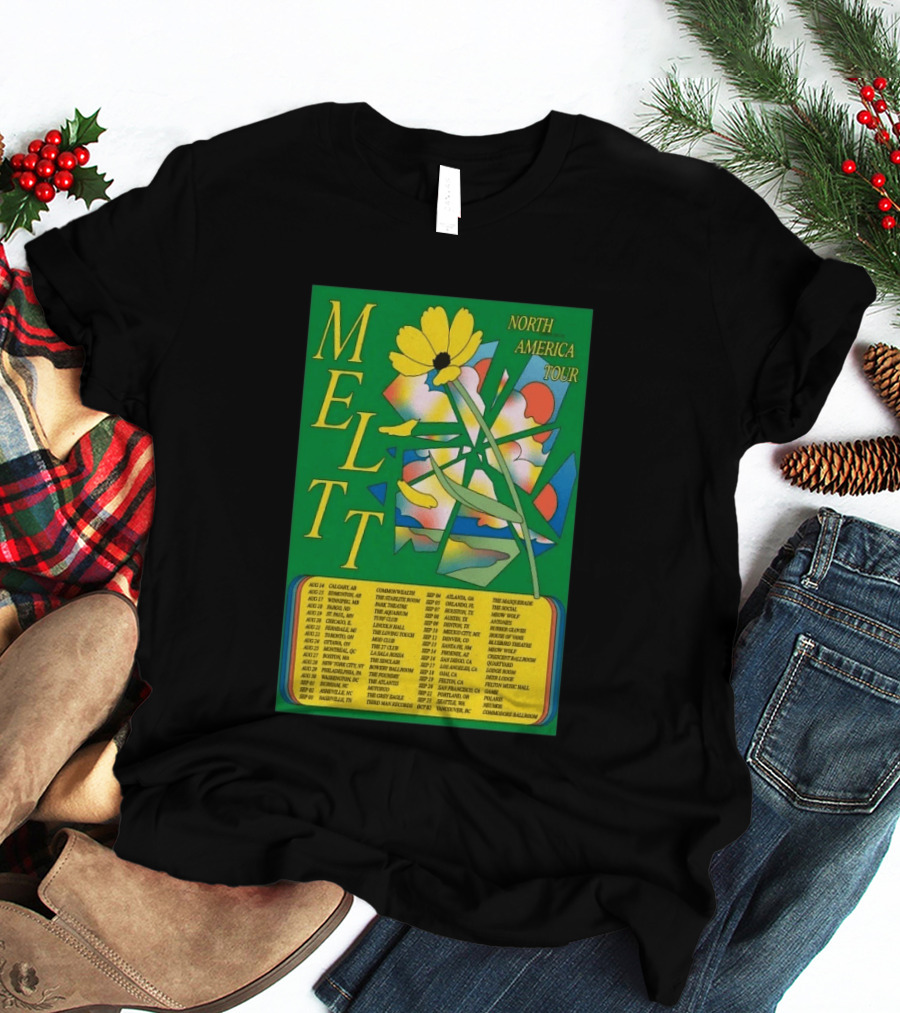 MELTT North America Tour 26 With Flower T-Shirt