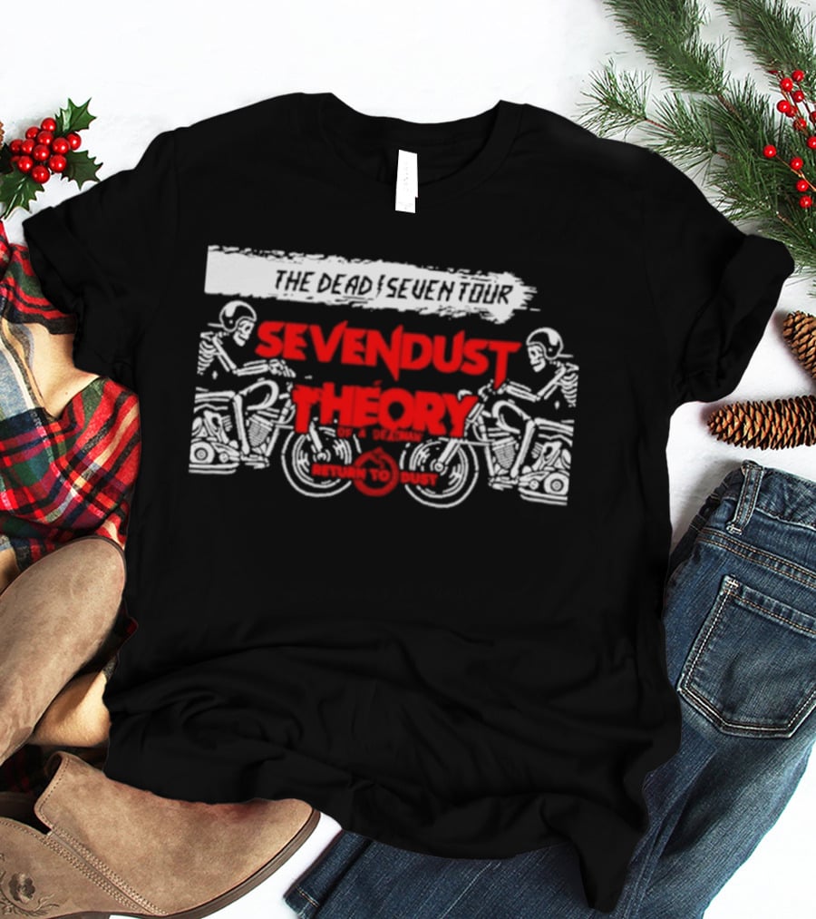 Sevendust Theory The Dead Seven Tour Return To Dust 2026 T-Shirt