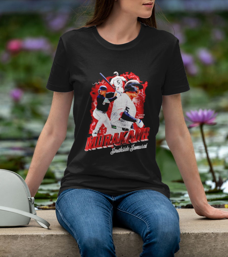 Munetaka Murakami Southside Samurai Baseball Players MLB Commendation T-Shirt