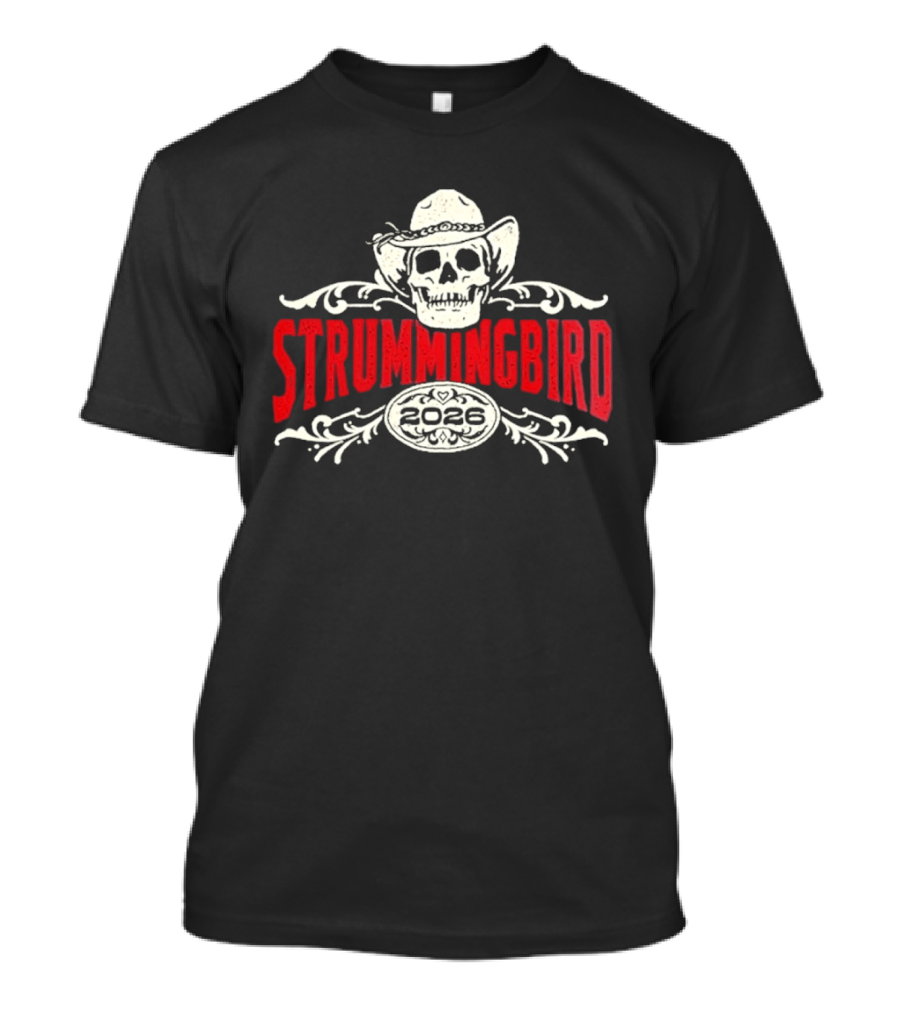 Strummingbird 2026 Festival Exclusive Australia October 17 18 Lineup Cowboy Skull T-Shirt