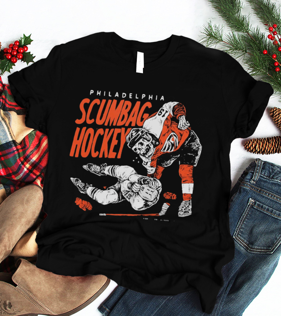 Philadelphia Scumbag Hockey Philadelphia Flyers T-Shirt