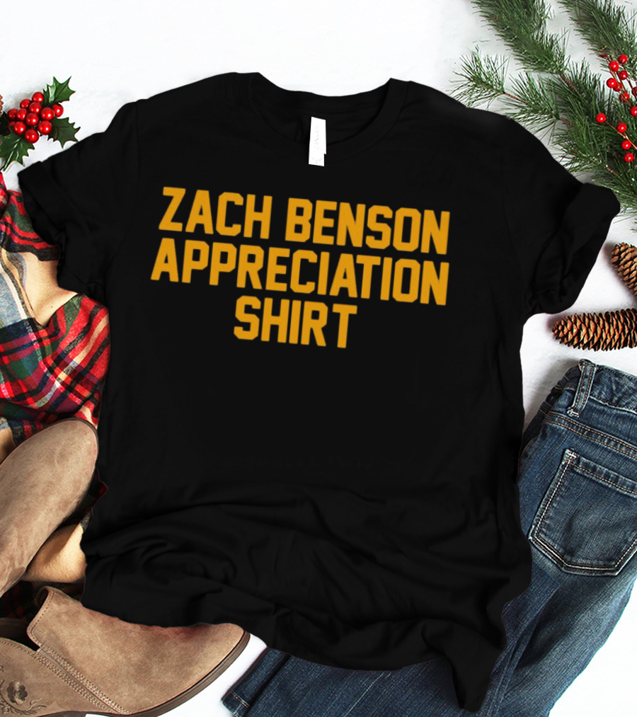 Zach Benson Appreciation Buffalo Sabres Fan T-Shirt