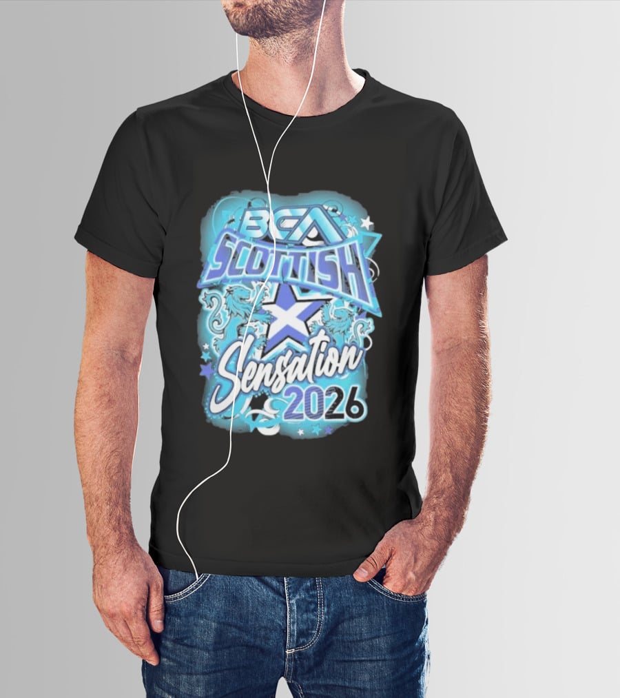 BCA Scottish Sensation 2026 Lions And Stars Competition T-Shirt