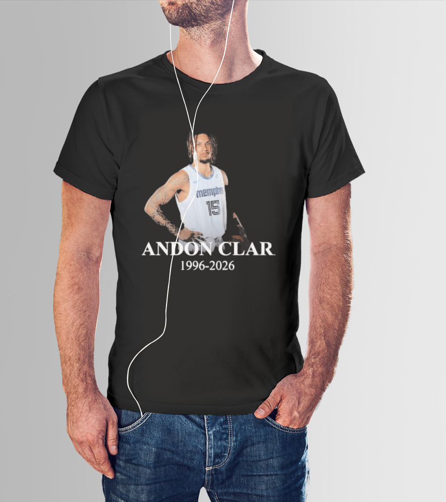 Andon Clar 1996 2026 Memphis 15 T-Shirt