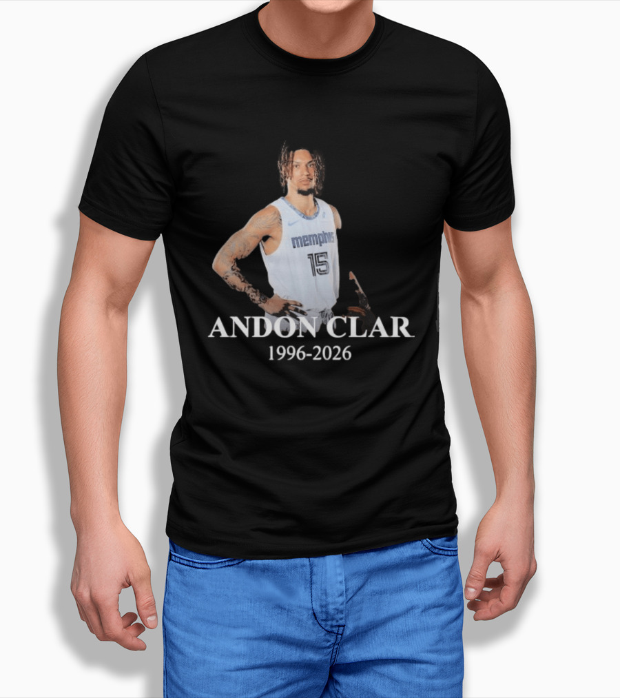 Andon Clar 1996 2026 Memphis 15 T-Shirt