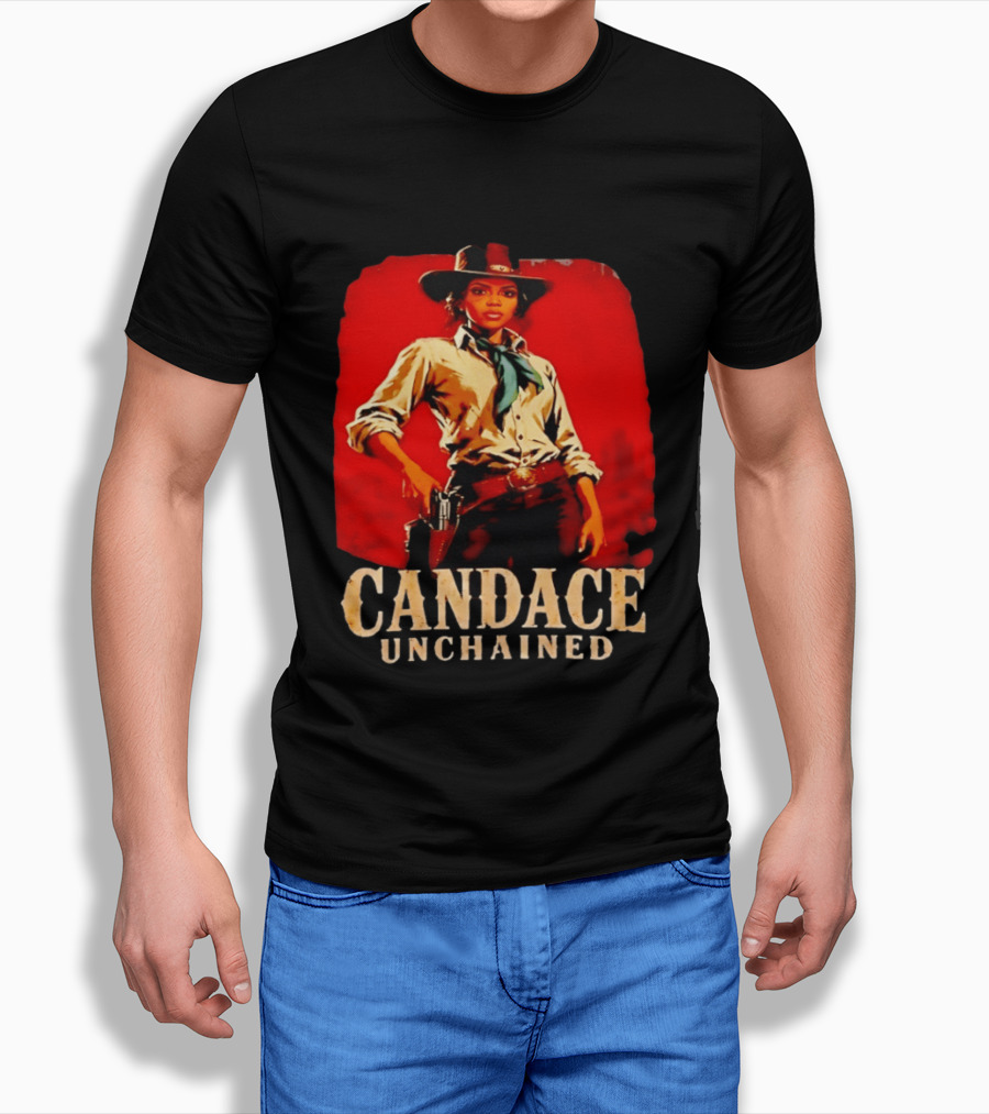 Candace Unchained Western Cowgirl T-Shirt