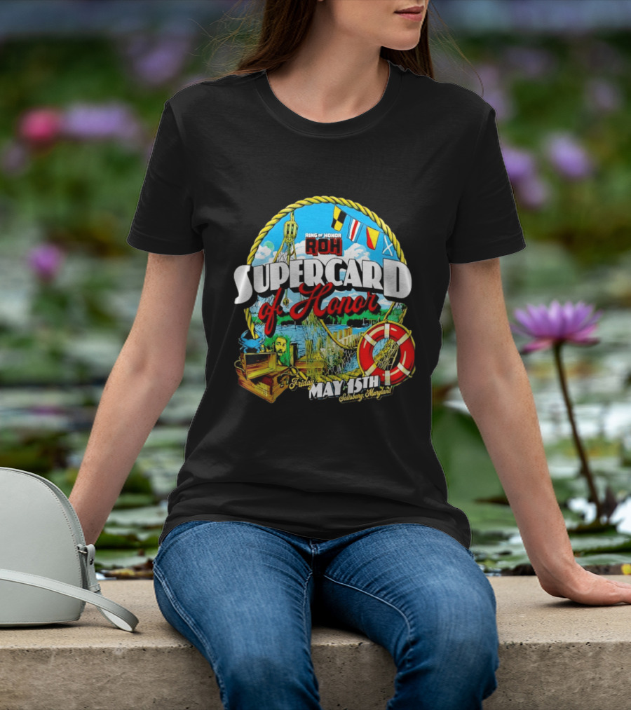 Ring Of Honor ROH Supercard Of Honor May 15th 2026 Salisbury Maryland Event Friday T-Shirt