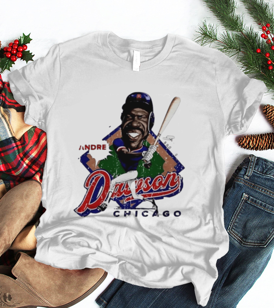 Andre Dawson Chicago Cubs Baseball Legend T-Shirt