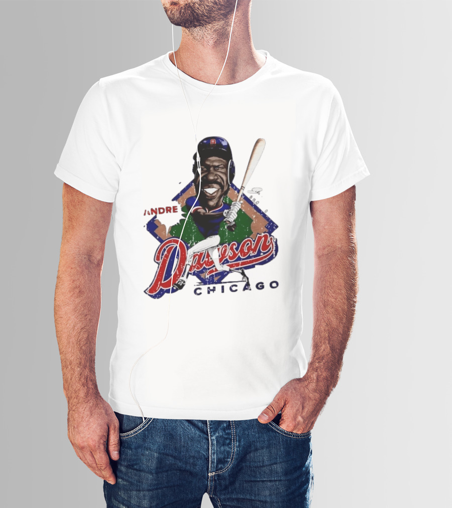 Andre Dawson Chicago Cubs Baseball Legend T-Shirt