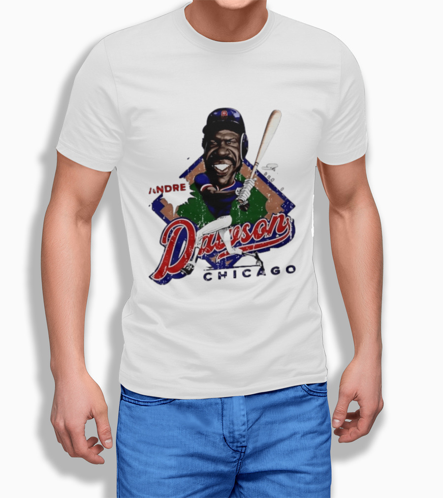 Andre Dawson Chicago Cubs Baseball Legend T-Shirt