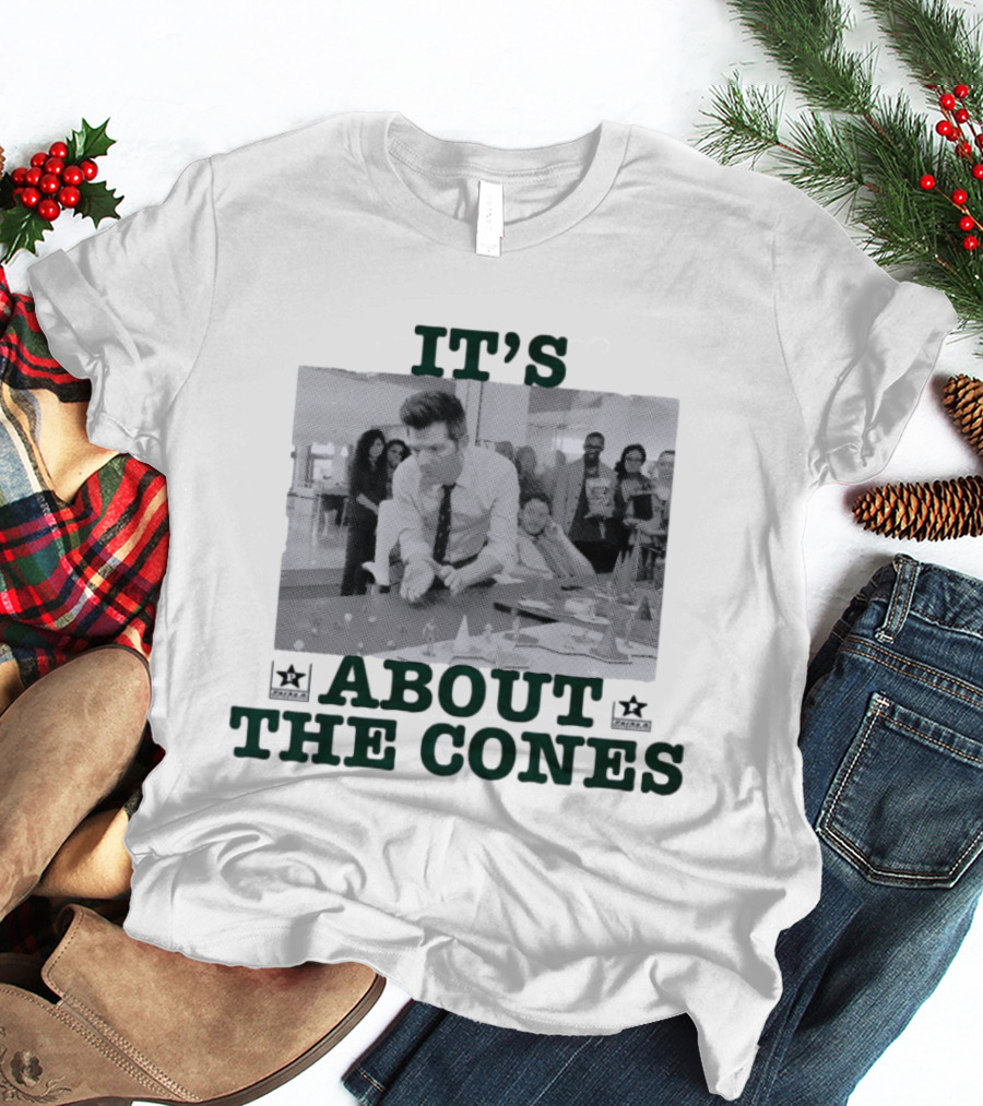 Ben Wyatt It's About The Cones Parks And Recreation Sitcom T-Shirt