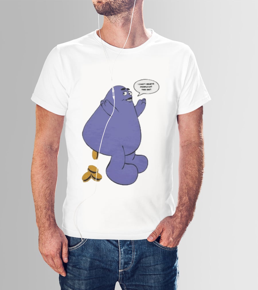 Rare AKOMPLICE GRIMACE I Can't Believe People Eat This T-Shirt