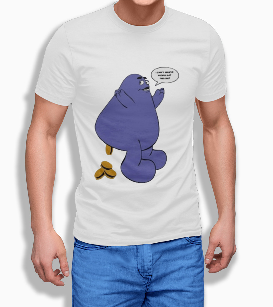 Rare AKOMPLICE GRIMACE I Can't Believe People Eat This T-Shirt