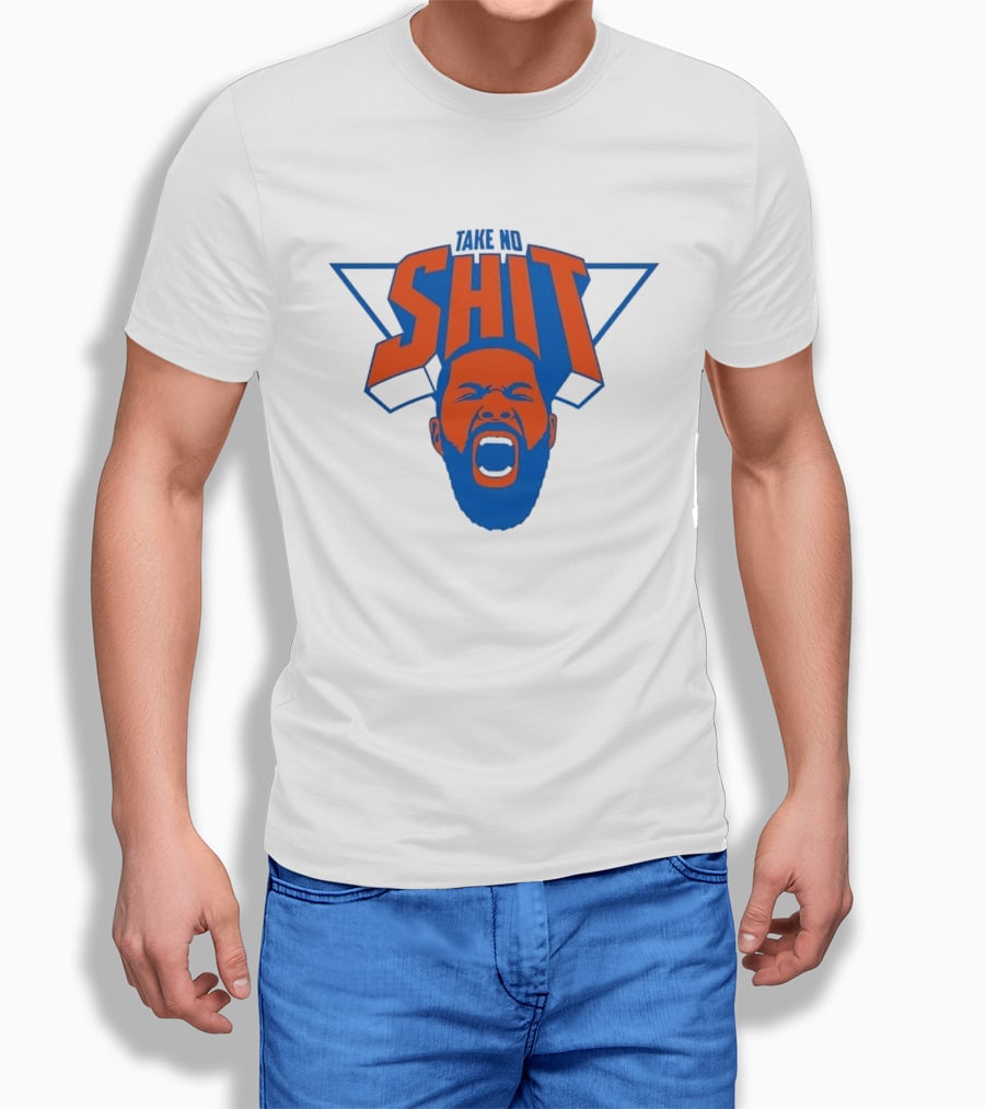 Karl Anthony Towns New York Knicks Take No Shit Knicks T-Shirt